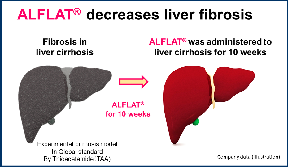 The Alflat which holds fibrosis in check